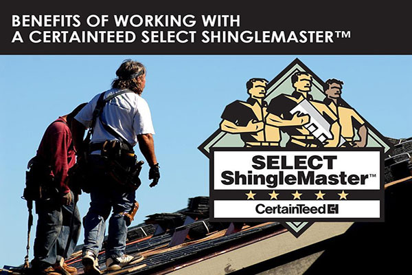 Benefits of Working With CertainTeed® SELECT ShingleMasters™